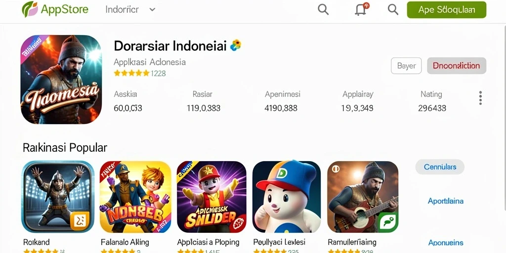 Screenshot pertama menunjukkan antarmuka pengguna yang menarik.