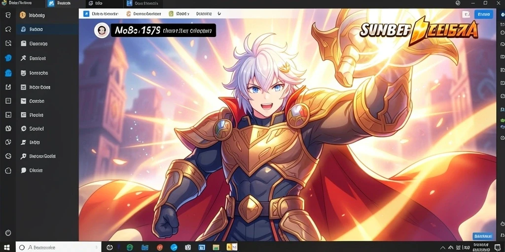 Screenshot 1 menunjukkan karakter utama dalam aksi.