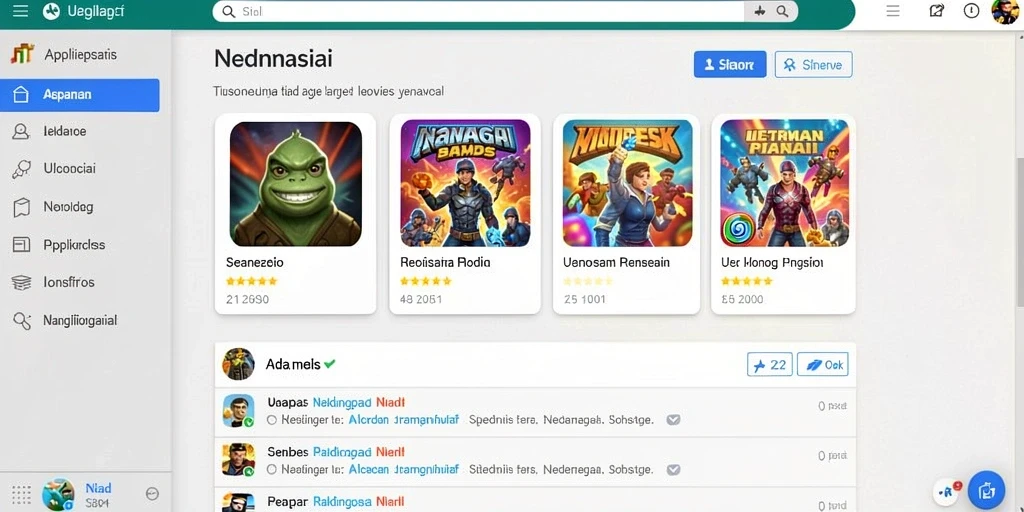 Tampilan awal yang menarik dan intuitif.