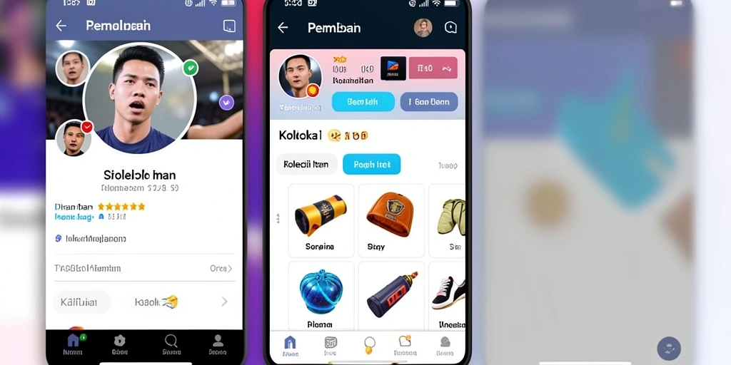 Tampilan level yang penuh warna dan detail.
