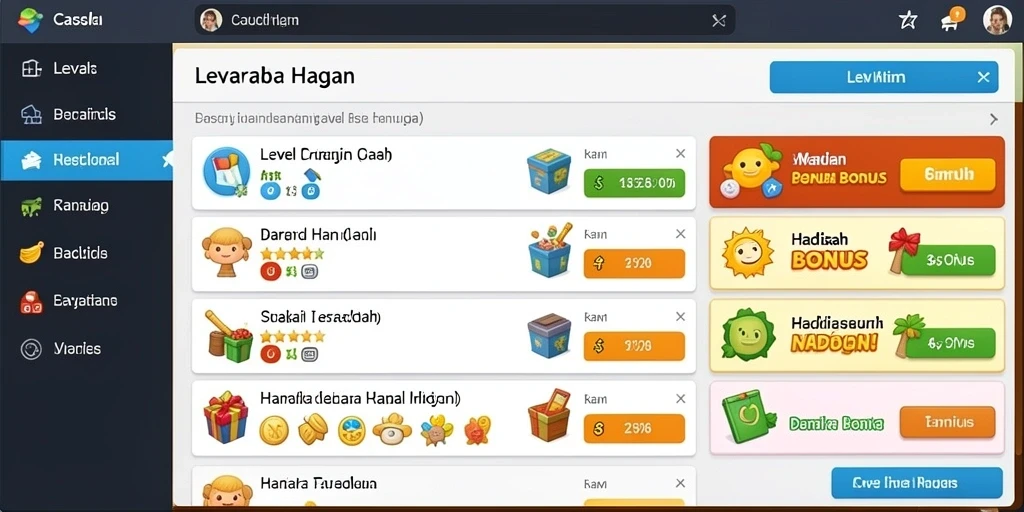 Tampilan antarmuka yang modern dan menarik.
