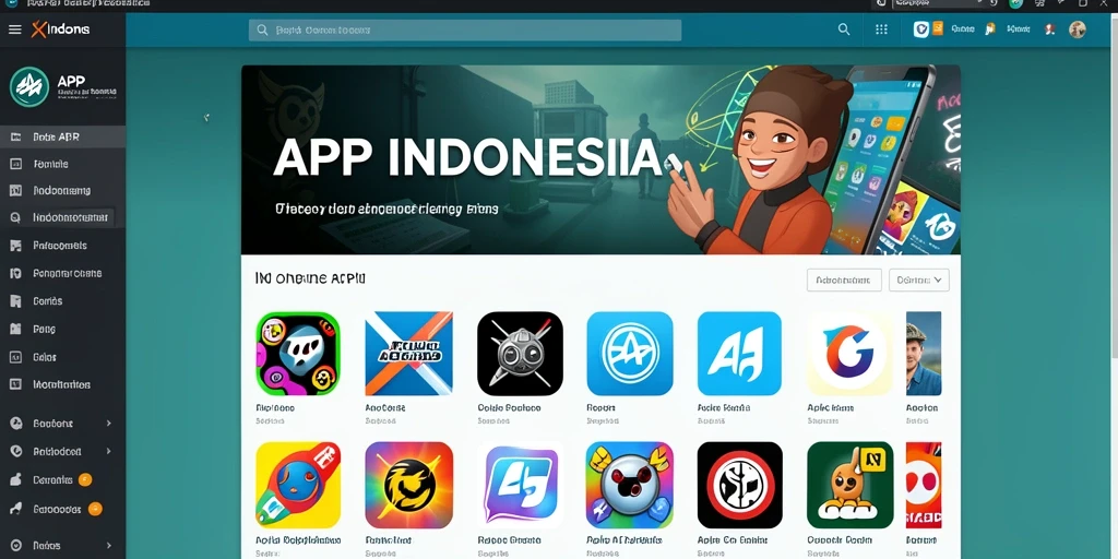 Tampilan utama yang menarik dan mudah dinavigasi.