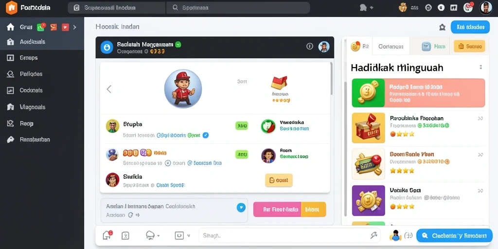Tampilan awal aplikasi dengan antarmuka yang user-friendly.
