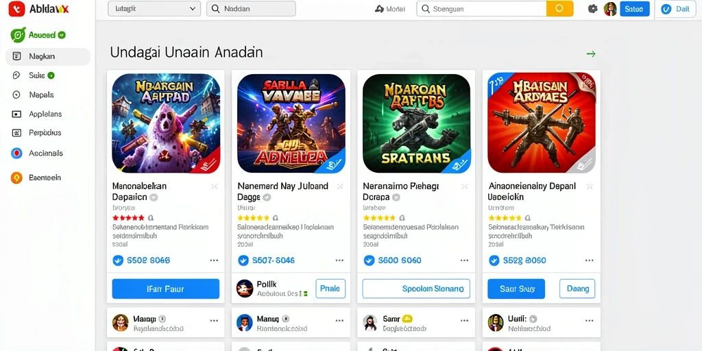 Tampilan antarmuka yang user-friendly dan menarik.