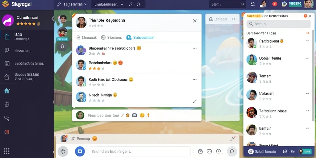 Screenshot menunjukkan tampilan antarmuka yang menarik.