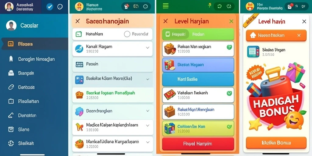 Tampilan antarmuka yang user-friendly dan menarik.