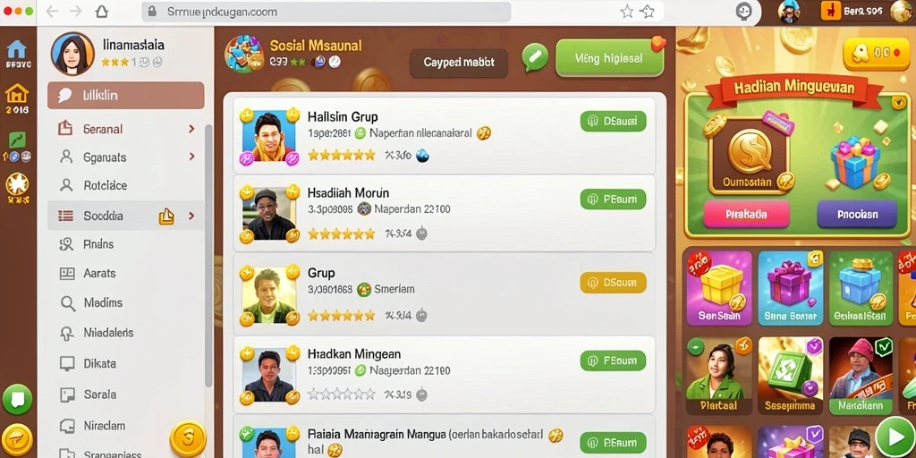 Tampilan antarmuka yang user-friendly dan intuitif.