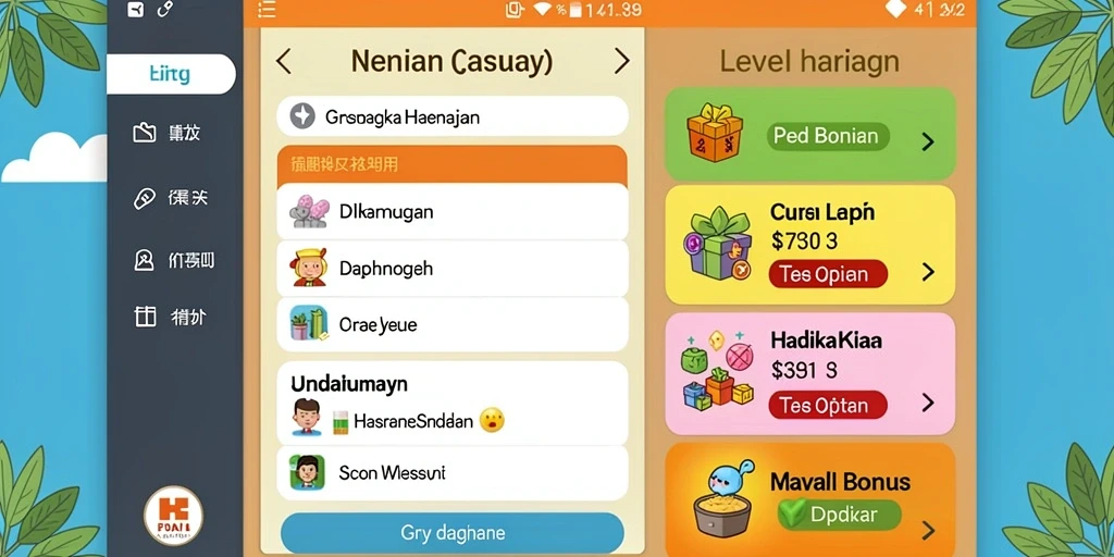 Tampilan antarmuka pengguna yang intuitif.