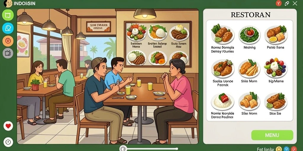 Tampilan awal yang menarik dan menggugah selera.