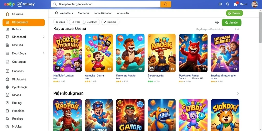 Tampilan antarmuka utama yang intuitif.