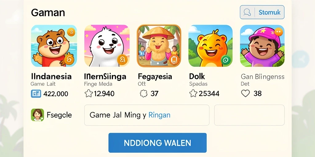 Screenshot menampilkan karakter utama dalam petualangan.