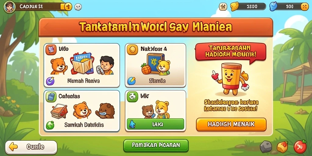 Tampilan antarmuka yang ramah pengguna.