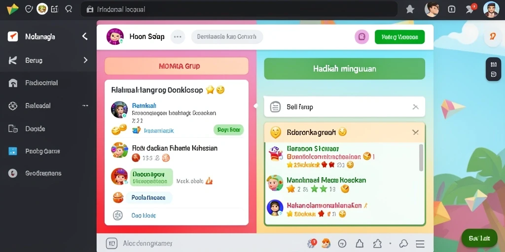 Tampilan antarmuka yang menarik dan mudah digunakan.
