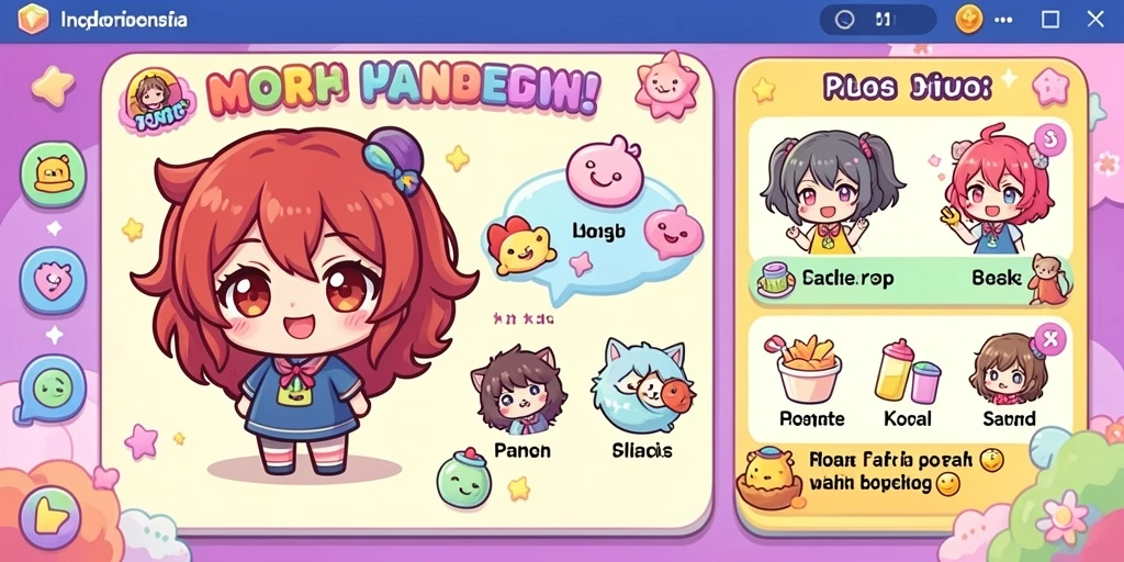 Tampilan antarmuka aplikasi yang sederhana dan modern.