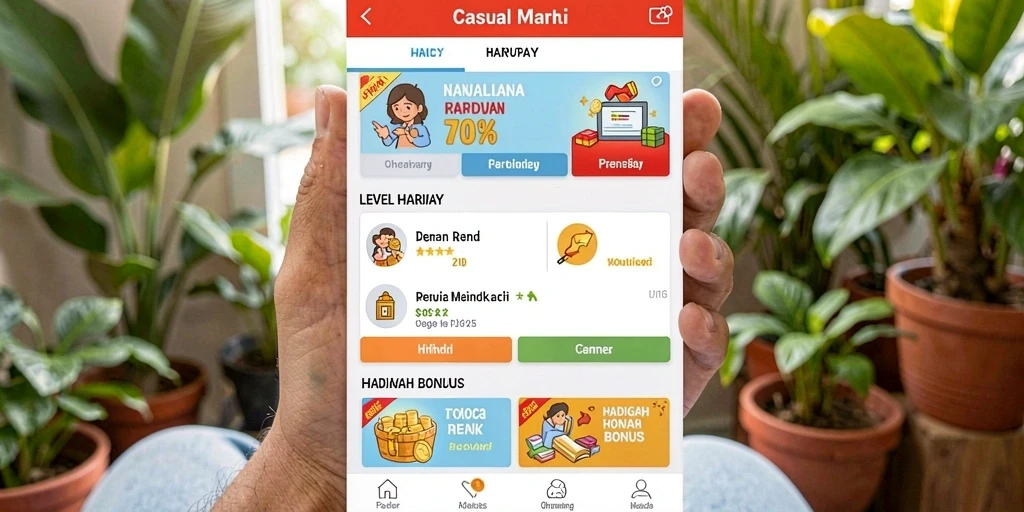 Tampilan awal yang menawan dengan grafis berkualitas tinggi.